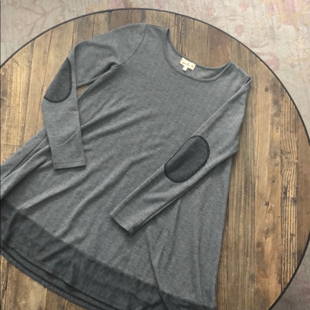 Anthropologie Black/White Tunic